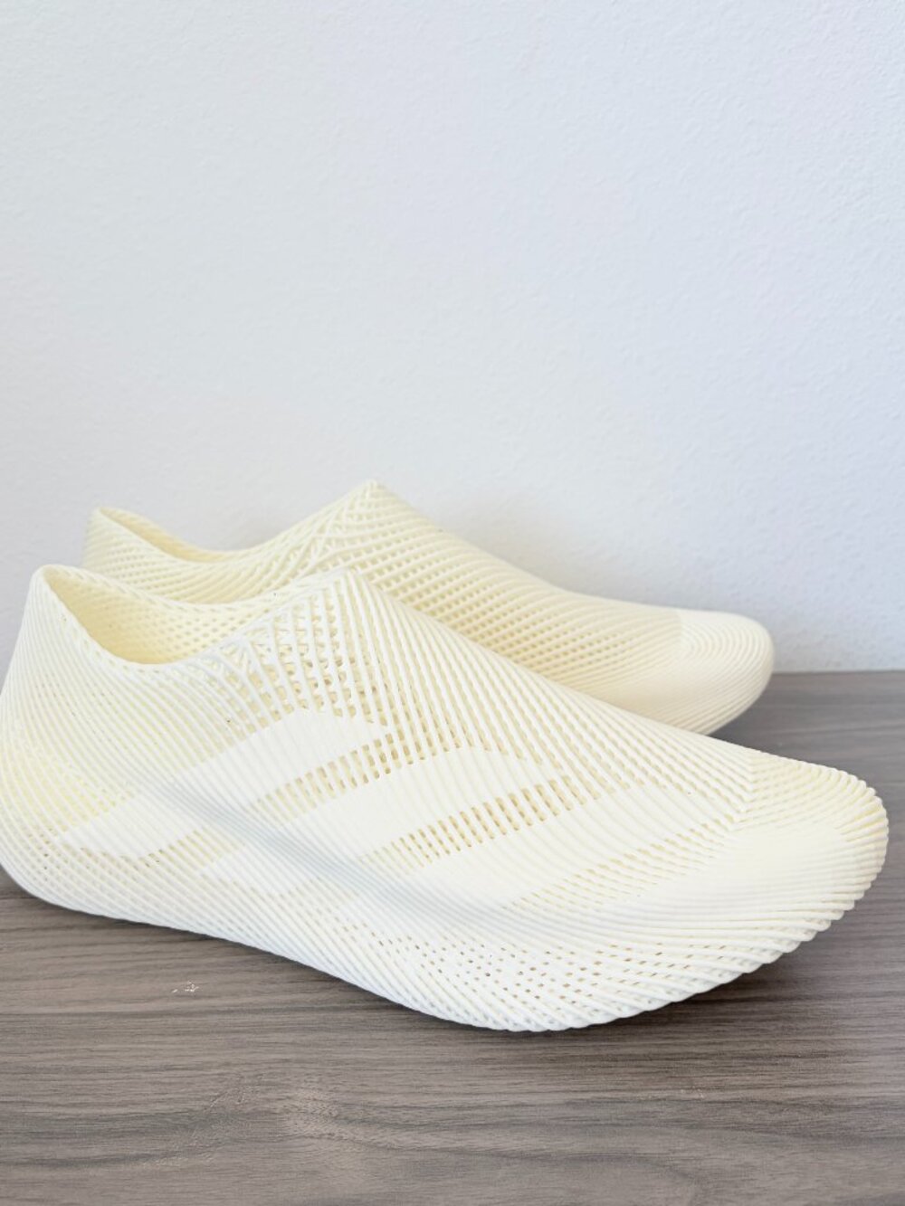 Adidas Climacool Off White 3D Printed Slip-On Shoes Unisex M 11.5 / W 12.5